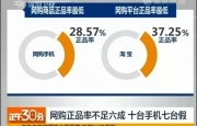 網(wǎng)購(gòu)手機(jī)正品率不足6成，十臺(tái)手機(jī)七臺(tái)假！