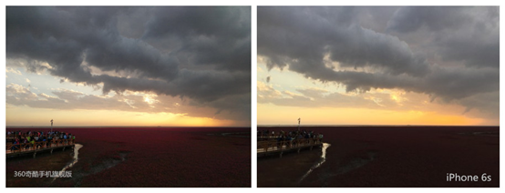 360奇酷手機(jī)旗艦版與iPhone6s室外人像對(duì)比