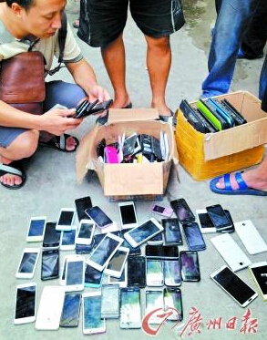 廣州蘋果、三星等品牌舊手機被翻新后加價數(shù)倍再流入市場