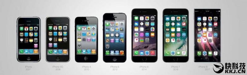 最酷的iPhone 8設(shè)計(jì):方正造型 OLED無(wú)邊框