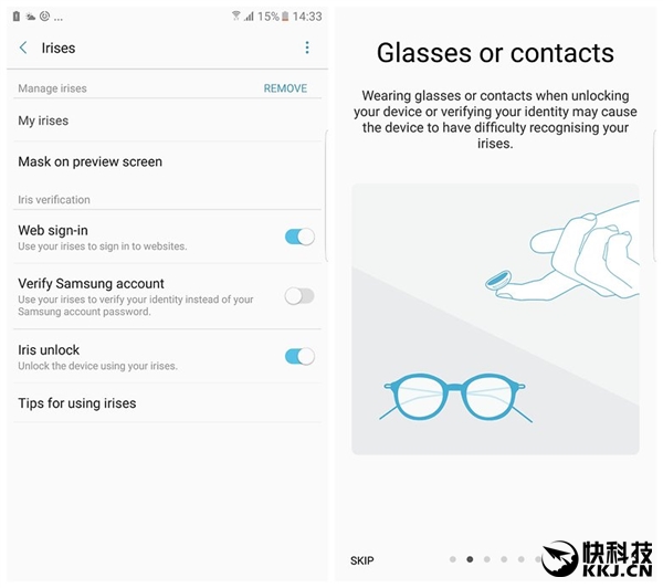 三星Note7最大賣(mài)點(diǎn)？說(shuō)說(shuō)我為什么放棄使用虹膜識(shí)別
