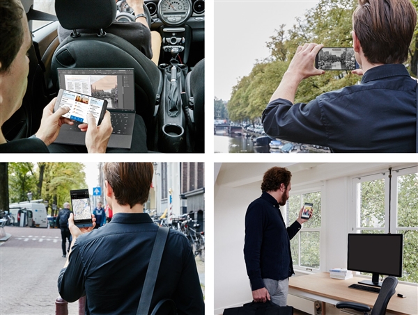 戴爾Win10手機(jī)驚艷曝光：無框懸浮屏超帥