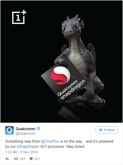 一加3T即將到來(lái)：采用驍龍821處理器