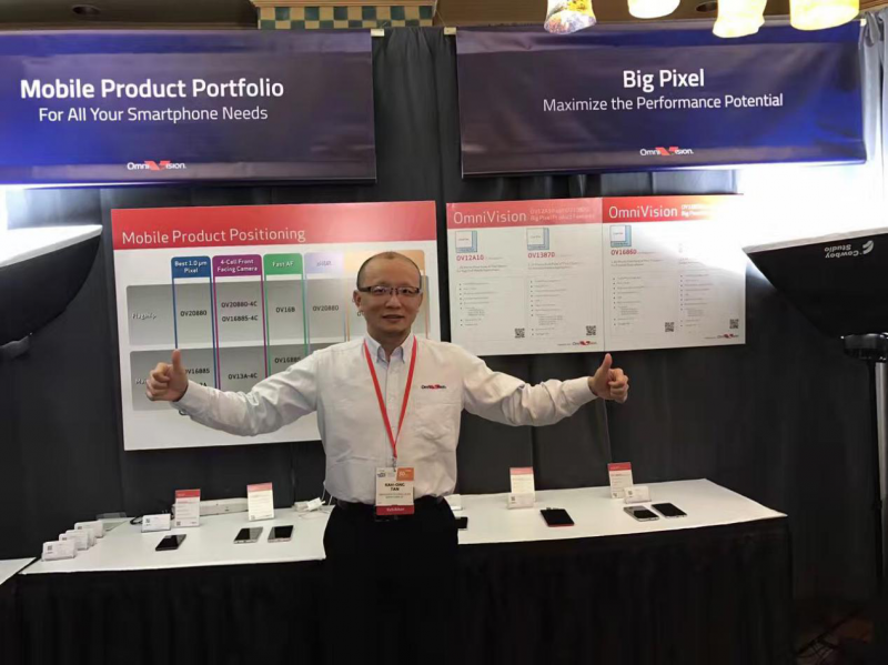 CES 2017 OV展臺(tái)展出cmos圖像傳感器產(chǎn)品