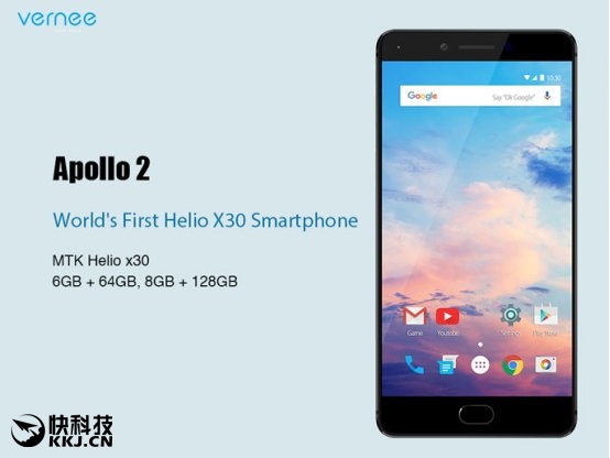 國(guó)產(chǎn)廠商宣布首款10nm聯(lián)發(fā)科X30手機(jī):8G內(nèi)存