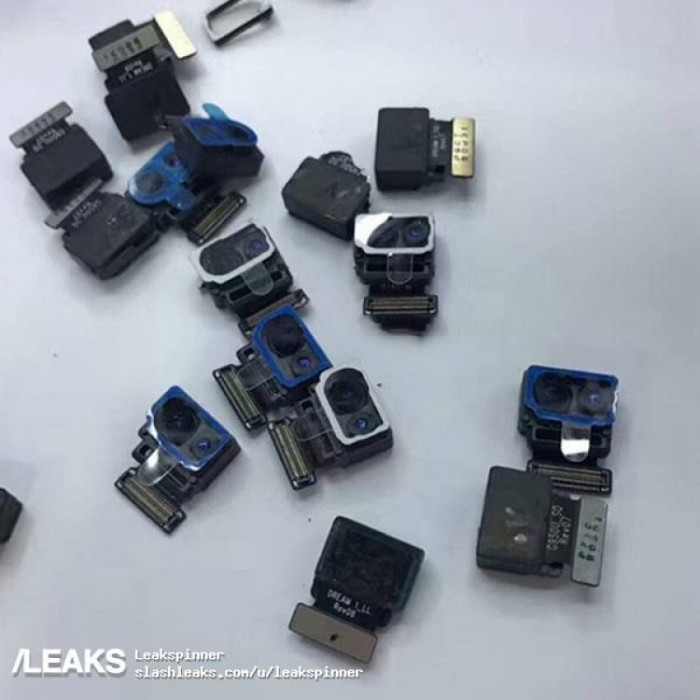 Galaxy S8/S8+零件曝光:USB-C線纜+自拍攝像頭+SIM卡托