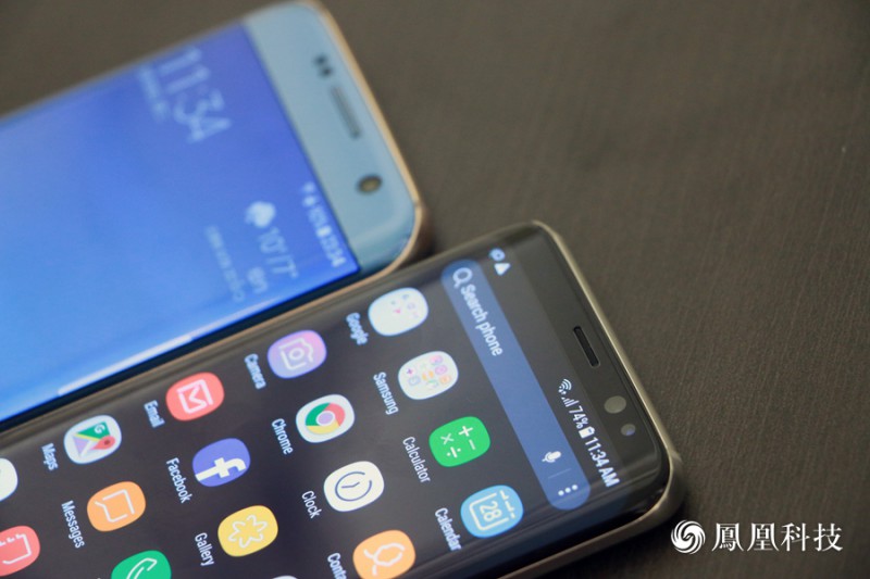 三星S8上手體驗(yàn):雙曲面+全面屏 驚艷“辣”眼睛