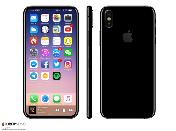 蘋果iPhone 8測試機曝光 外形完美!