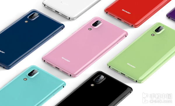 夏普全面屏新機(jī)曝渲染圖 或搭載屏下指紋