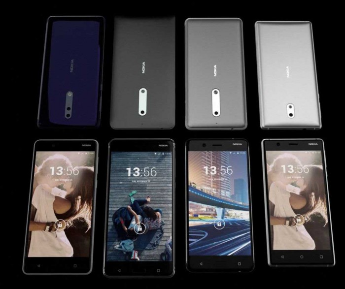 諾基亞手機(jī)有Nokia 2、3、5、6、7、8、9八款