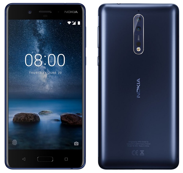 Nokia 8至少有三種配色:蔡司攝像頭或?yàn)樽畲筚u(mài)點(diǎn)