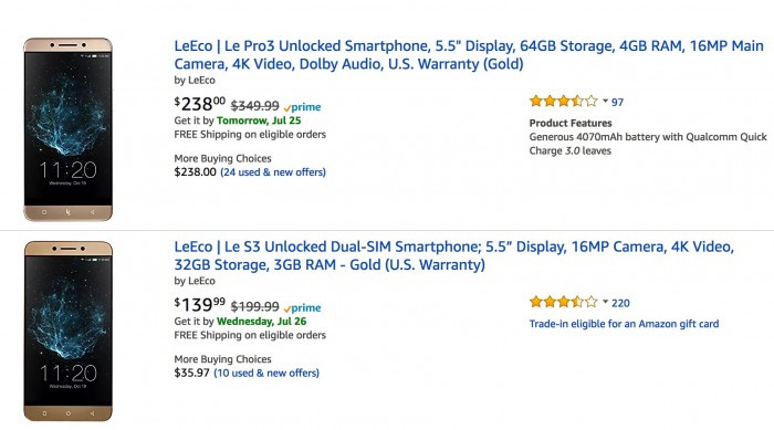 開始清倉？樂視手機(jī)國內(nèi)降價(jià)600，在美國降幅達(dá)40%
