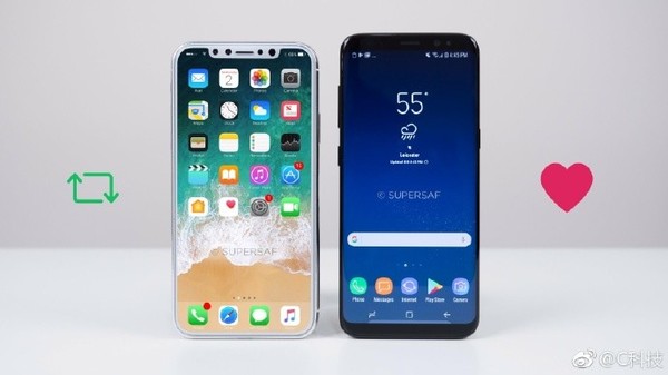 iPhone 8與S8亮屏對比 三星甘拜下風(fēng)？