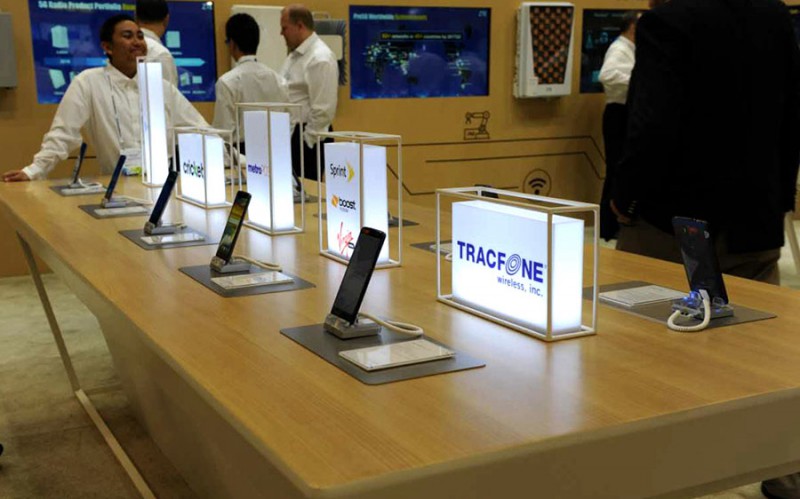 中興通訊參加2017美洲移動大會的展臺