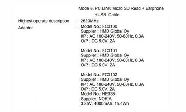 諾基亞2渲染圖曝光:4千毫安電池+1G內(nèi)存