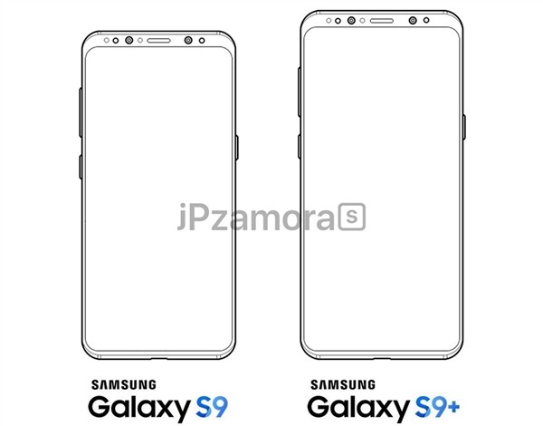 三星S9系列設(shè)計(jì)草圖泄露 零下巴提升屏占比