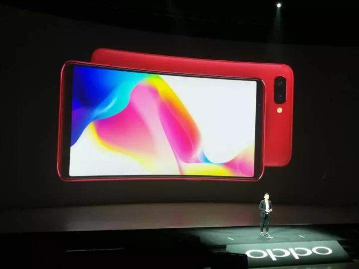 OPPO發(fā)布首款全面屏手機R11s 屏占比高達85.8%