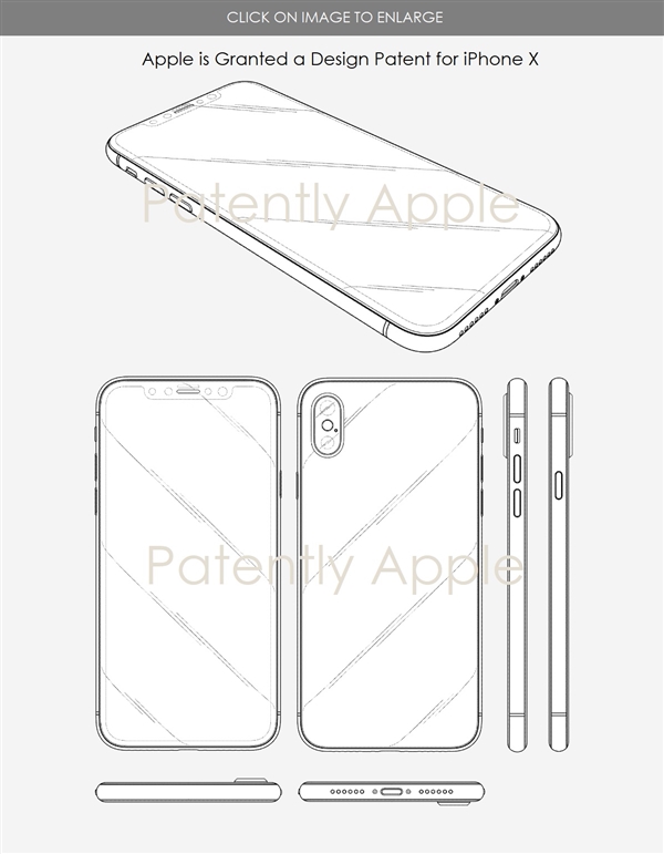 蘋果拿下iPhone X設(shè)計(jì)專利:“劉海屏”別輕易抄