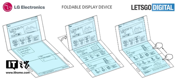 LG三屏手機專利曝光:平板電腦殺手降臨