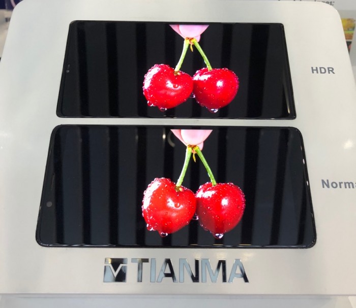 天馬推無劉海全面屏 也許是國產(chǎn)最高屏占比屏幕