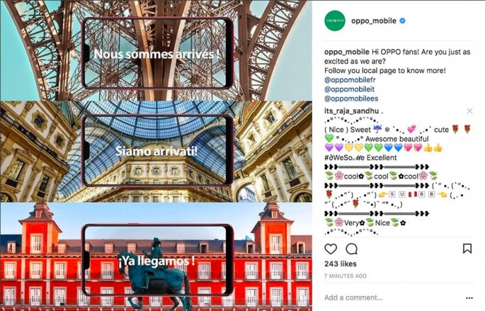 OPPO發(fā)海報(bào)致敬哥倫布 寓意旗艦Find X探索新版圖