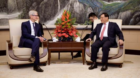 上海市委書記李強(qiáng)會(huì)見庫克:后者表示蘋果將繼續(xù)加大在滬投資