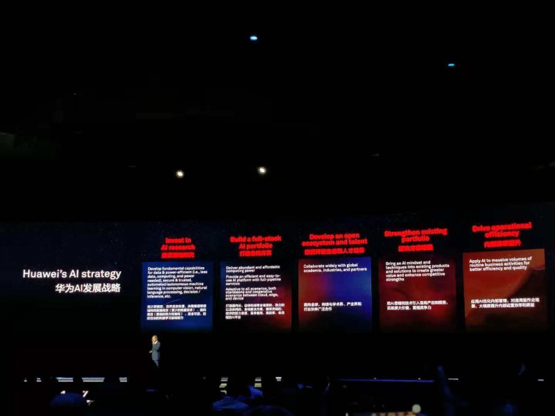 華為輪值董事長(zhǎng)徐直軍首次闡述AI戰(zhàn)略 并發(fā)布華為兩款A(yù)I芯片