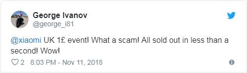 小米手機(jī)1英鎊搶購(gòu)引眾怒:庫(kù)存稀少且未明示“抽獎(jiǎng)”機(jī)制