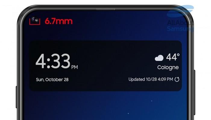屏幕左上角開孔“藏”前攝？三星 Galaxy A8s 渲染圖曝光