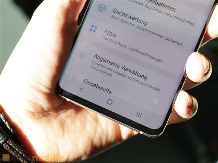 三星S10屏幕指紋曝出問題:強光下能看到其清晰形狀