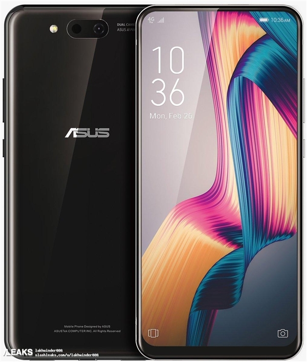 華碩滑蓋手機(jī)曝光:無(wú)劉海設(shè)計(jì) 支持5G網(wǎng)絡(luò)