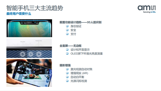艾邁斯半導(dǎo)體:助力智能手機三大主流趨勢不斷創(chuàng)新