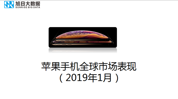 蘋(píng)果手機全球市場(chǎng)表現(2019年1月)