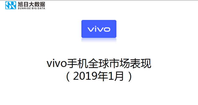 vivo手機全球市場(chǎng)表現(2019年1月)
