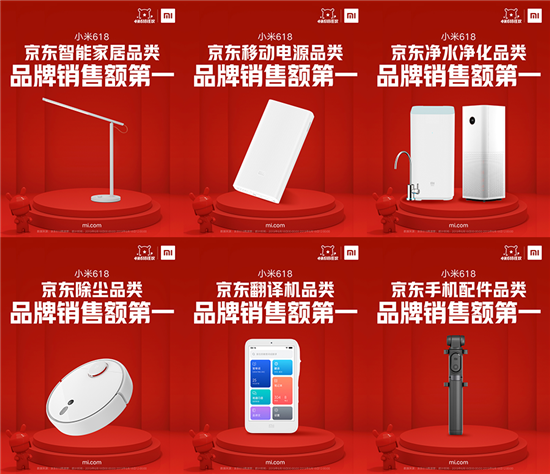 小米AIoT領(lǐng)跑618 斬獲京東六大品類銷售額桂冠