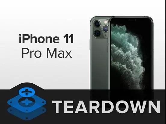 拆解iPhone11 Pro Max：核心供應(yīng)商曝光