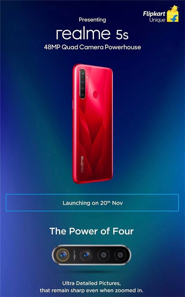 Realme 5s確認(rèn)搭載驍龍665處理器,5000mAh電池
