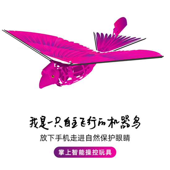 漢王仿生撲翼機(jī)器鳥(niǎo)“出頭鳥(niǎo)001”亮相第21屆高交會(huì)