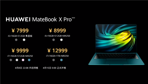 華為MateBook X Pro 2020款