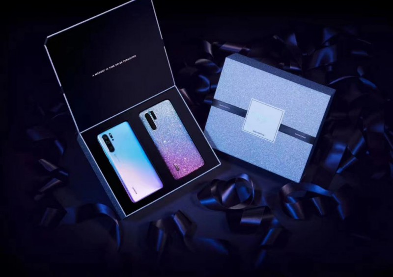 全新HUAWEI P40 Pro限量版套裝霞影紗·星鉆保護(hù)殼采用施華洛世奇元素