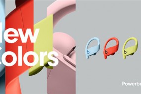 Powerbeats Pro推出四種新顏色：早春黃、云粉紅、熔巖紅和冰川藍