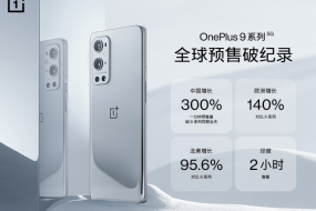 一加 9 系列全球預售破紀錄，海外媒體一致好評